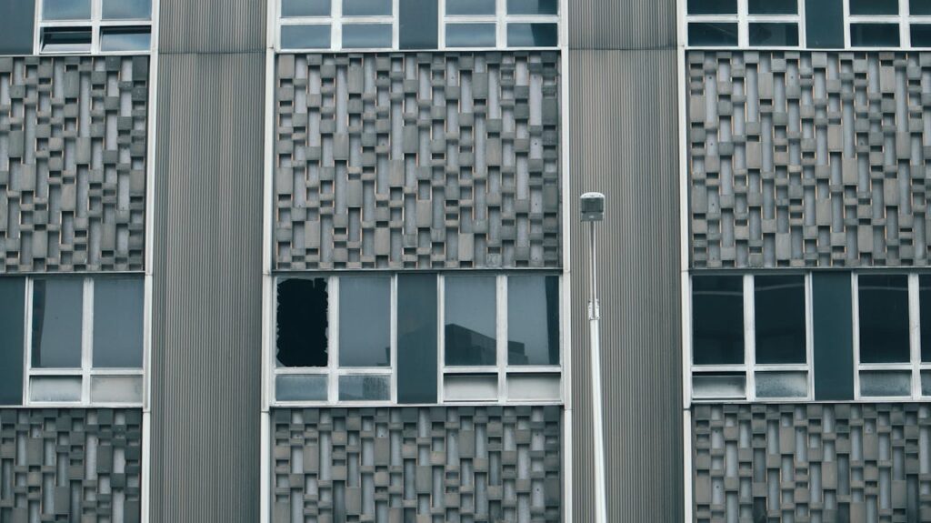 Broken Building In Abandoned Building